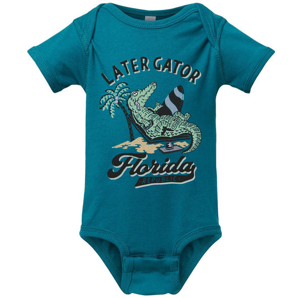 Later Gator Florida Baby Onesie