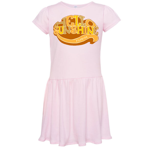 Hello Sunshine Florida Toddlers Dress