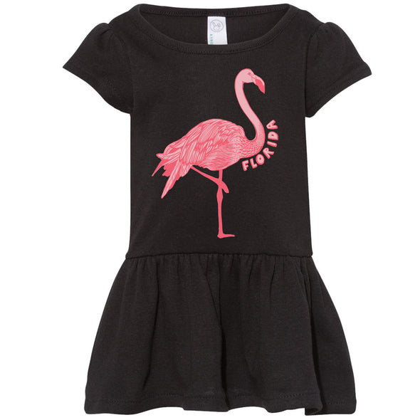 Flamingo Florida Toddlers Dress