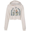 Republic of Arizona Cropped Hoodie-CA LIMITED