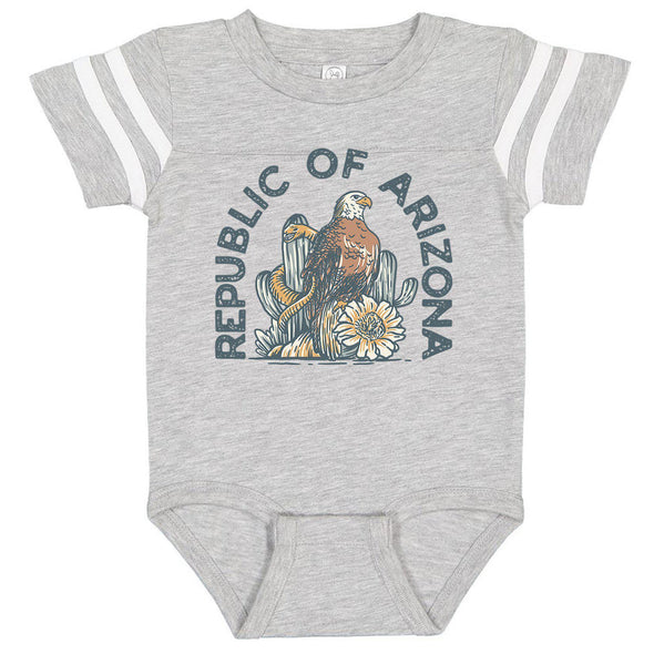 Republic of Arizona Stripes Baby Onesie-CA LIMITED