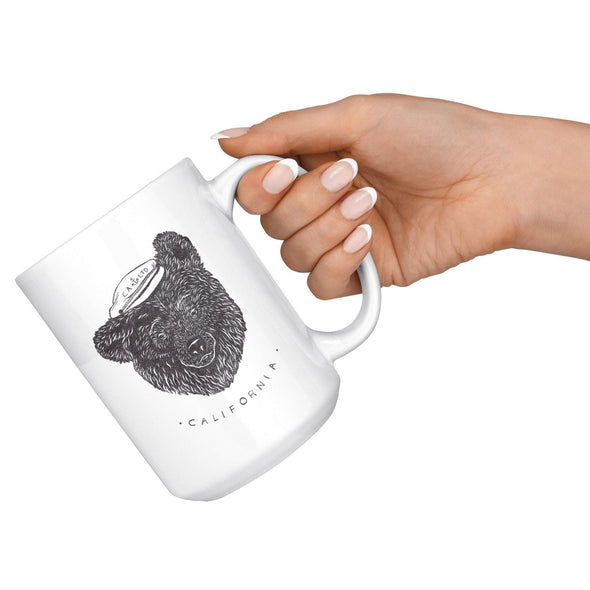 Sailor Bear Black Mug-CA LIMITED