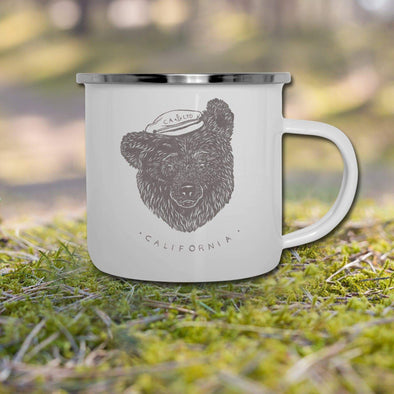 Sailor Bear Grey Camper Mug-CA LIMITED