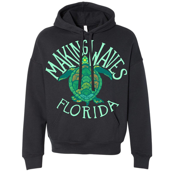 Sea Turtle FL Drop Shoulder Hoodie-CA LIMITED