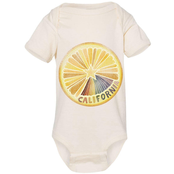 Starburst Orange Baby Onesie-CA LIMITED