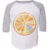 Starburst Orange Toddler Baseball Tee-CA LIMITED