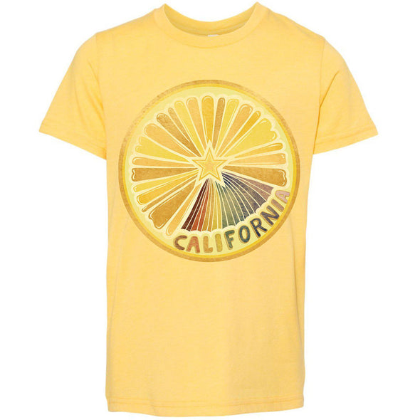 Starburst Orange Youth Tee-CA LIMITED