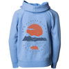 Sunny California Raglan Toddlers Zip Up Hoodie-CA LIMITED