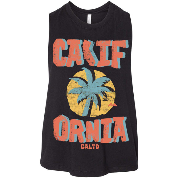Sunset CA Love Cropped Tank-CA LIMITED