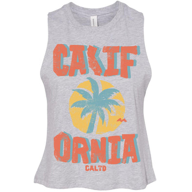 Sunset CA Love Cropped Tank-CA LIMITED