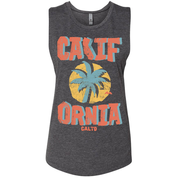 Sunset CA Love Muscle Tank-CA LIMITED