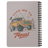 Take Me TX Brown Beige Notebook-CA LIMITED