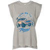 Take Me Tx Rolled Sleeve Tank-CA LIMITED