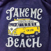 Take me to the Beach Navy hoodie-CA LIMITED