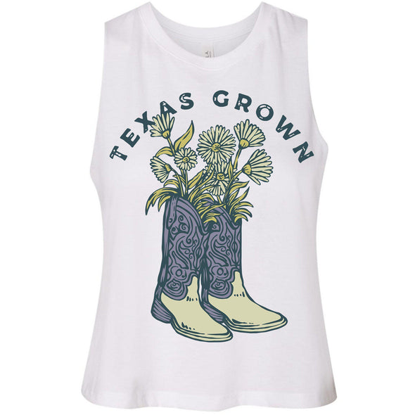 Texas Grown Cropped Tank-CA LIMITED