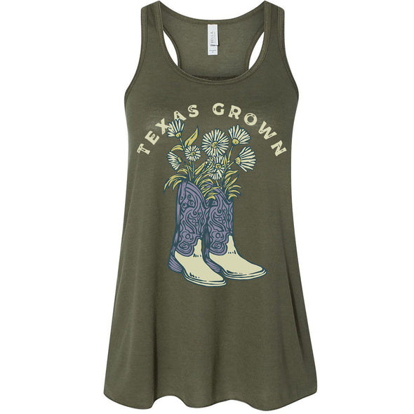 Texas Grown Flowy Tank-CA LIMITED