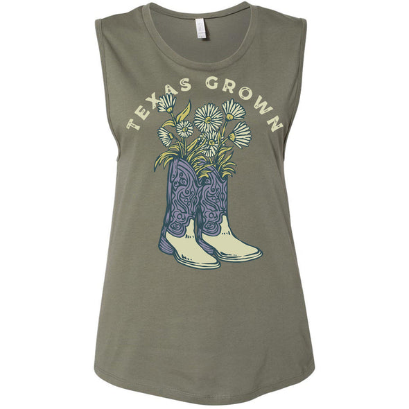 Texas Grown Muscle Tank-CA LIMITED