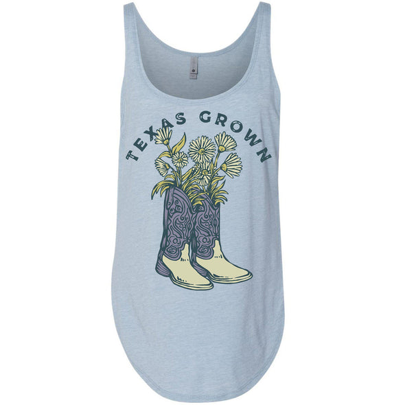 Texas Grown Side Slit Tank-CA LIMITED