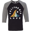 Wave CA Love Baseball Tee-CA LIMITED