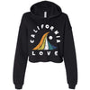 Wave CA Love Cropped Hoodie-CA LIMITED