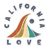 Wave CA Love Decal-CA LIMITED