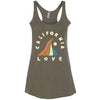 Wave CA Love Racerback Tank-CA LIMITED