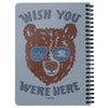 Wish Bear Blue Jean Spiral Notebook-CA LIMITED