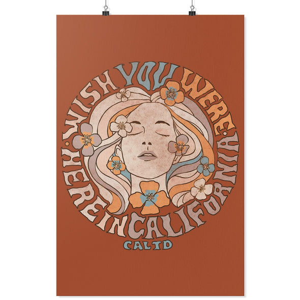 Wish Girl Orange Poster-CA LIMITED