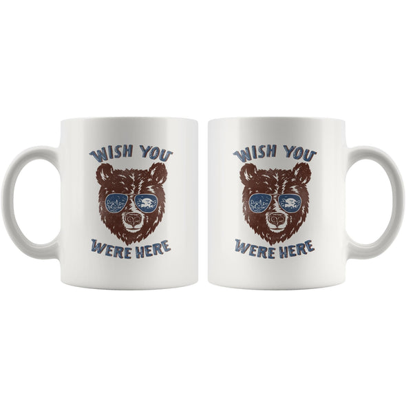 Wish You Were Here Blue Glasses Mug-CA LIMITED