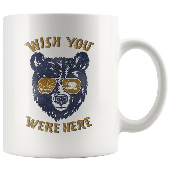 Wish You Were Here Gold Glasses Mug-CA LIMITED