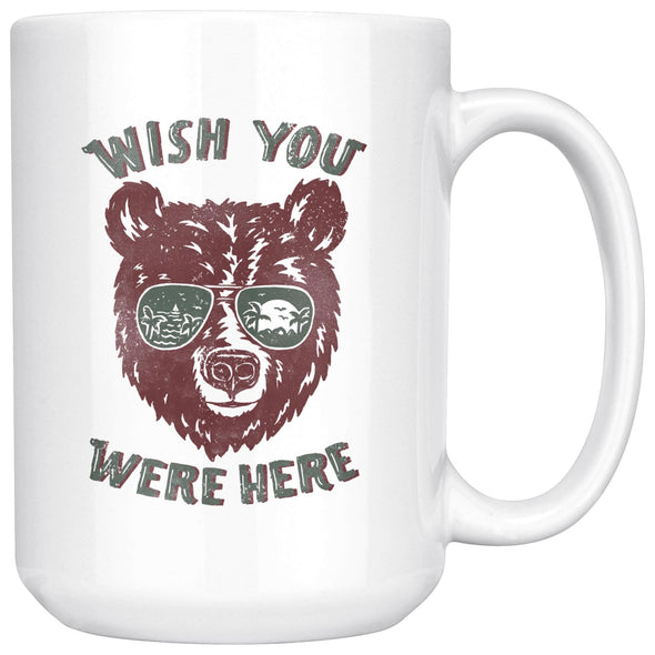 Wish You Were Here Green Glasses Mug-CA LIMITED