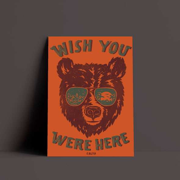 Wish You Were Here Orange Poster-CA LIMITED