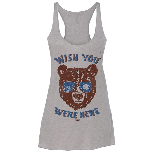 Wish You Were Here Racerback Tank-CA LIMITED