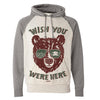 Wish You Were Here Raglan Hoodie-CA LIMITED