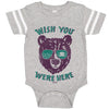 Wish You Were Here Stripes Baby Onesie-CA LIMITED