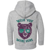 Wish You Were Here Toddlers Zip Up Hoodie-CA LIMITED