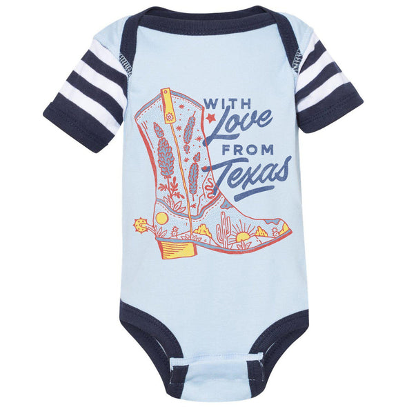 With Love TX Baby Onesie-CA LIMITED