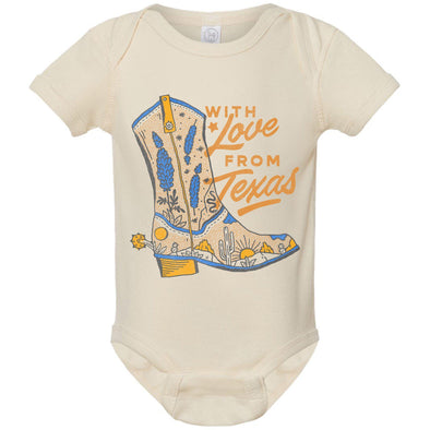 With Love TX Baby Onesie-CA LIMITED