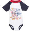 With Love TX Baseball Baby Onesie-CA LIMITED