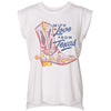 With Love TX Rolled Sleeve Tank-CA LIMITED