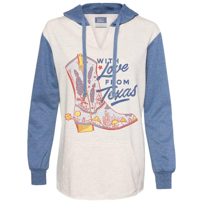 With Love TX Two Tones Hoodie-CA LIMITED