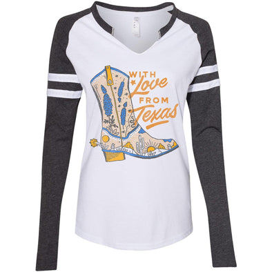 With Love TX Varsity Sweater-CA LIMITED