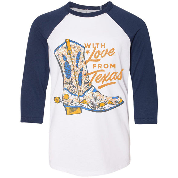 With Love TX Youth Baseball Tee-CA LIMITED